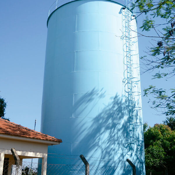 Novas caixas d´agu a const ruídas pelo SAAE na Vila Simões e Jardim Paraíso, ambas com capacidade de 600 mil litros.